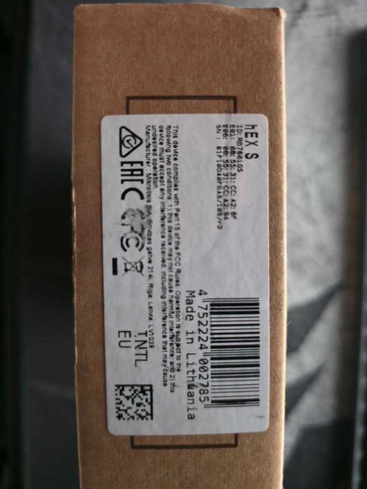 Router MikroTik hEX S RB760iGS, 5xGbE + SFP + USB + PoE