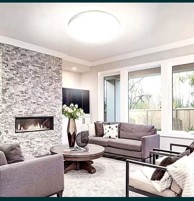 Lampa lustra tavan Led noua cu telecomanda