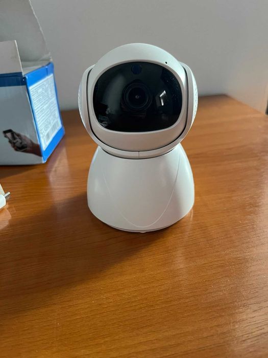 Cameră de supraveghere IP Wi-Fi Smart Yi IoT - Rotativă 360°, HD, cu accesorii