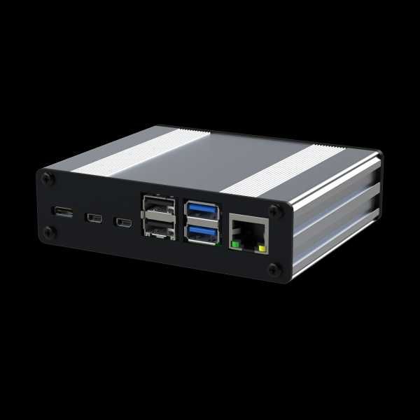 Kit Raspberry Pi 4 2GB RAM + HDMI + Card + Carcasa + Heatsink + Alimentare