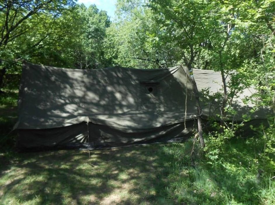 Войнишка палатка нова ( военна , военни , военен , войнишки military )