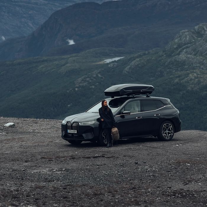 Автобокс Thule Motion 3 L Black 450 литра Черен гланц багажник за автомобил