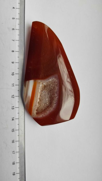 В подарок - "КАПЛЯ" из красного камня АГАТ