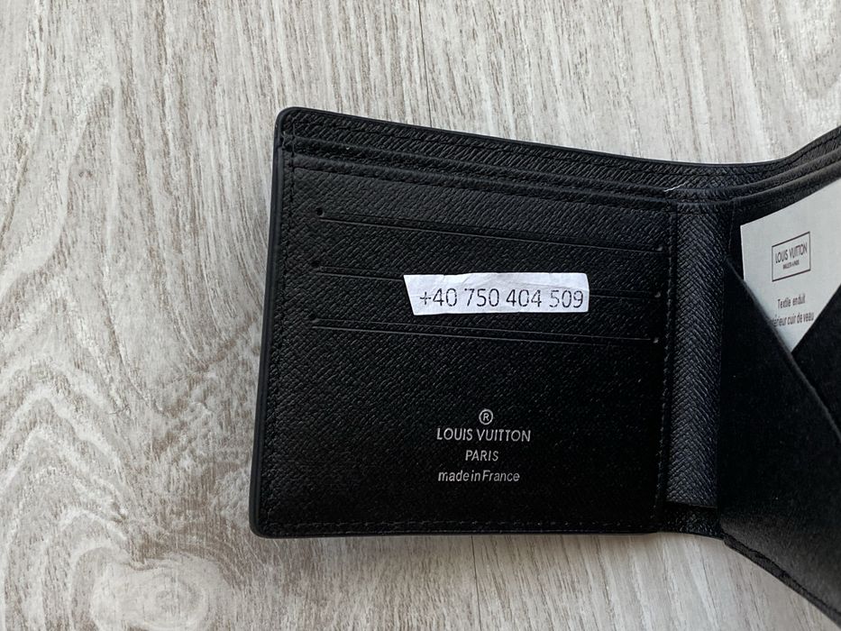 Portofel Louis Vuitton Negru ( Textura Linii )