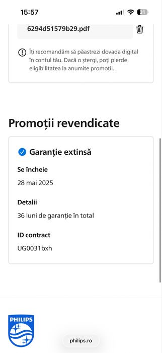 Uscator de par Philips SensIQ Seria 9000
