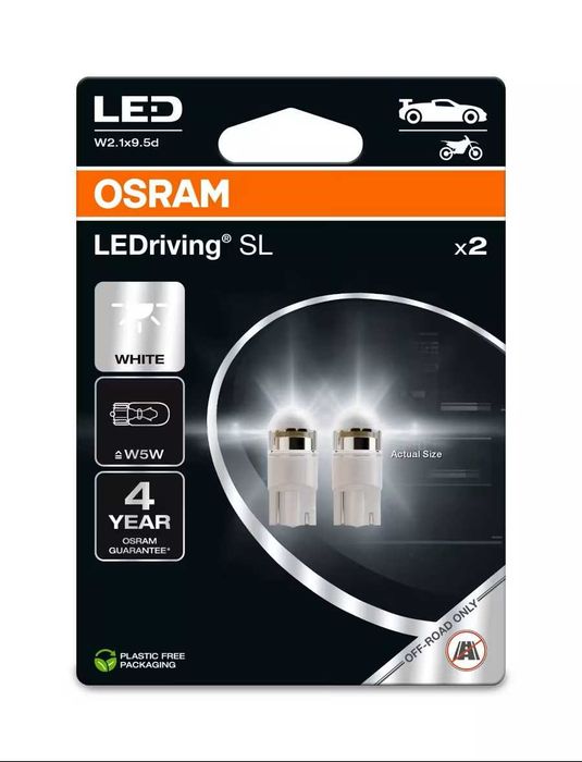 Автомобилни LED крушки OSRAM LEDriving SL T10(W5W) к-т/2 бр./