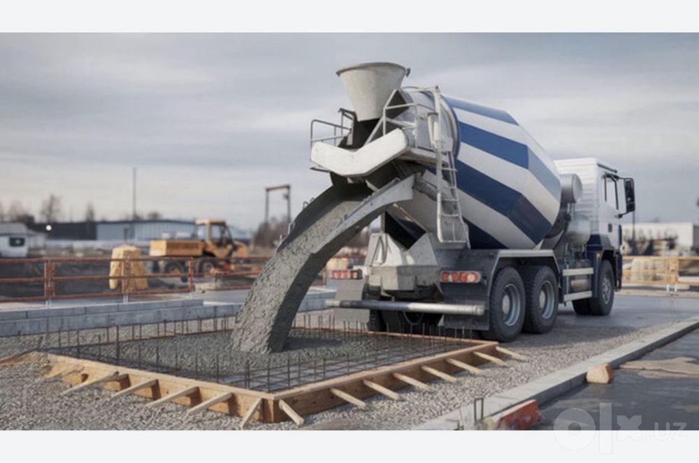 Готовый бетон 24/7  Tayyor beton 24/7