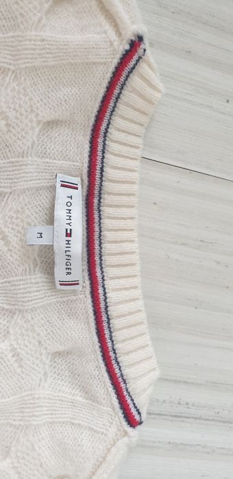Tommy Hilfiger Cable Wool /  Knit  M НОВО! ОРИГИНАЛ! Дамски Пуловер