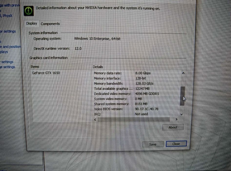 Laptop gaming lenovo y540