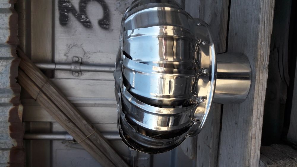 Турбодефлектор для вентиляции помещений.