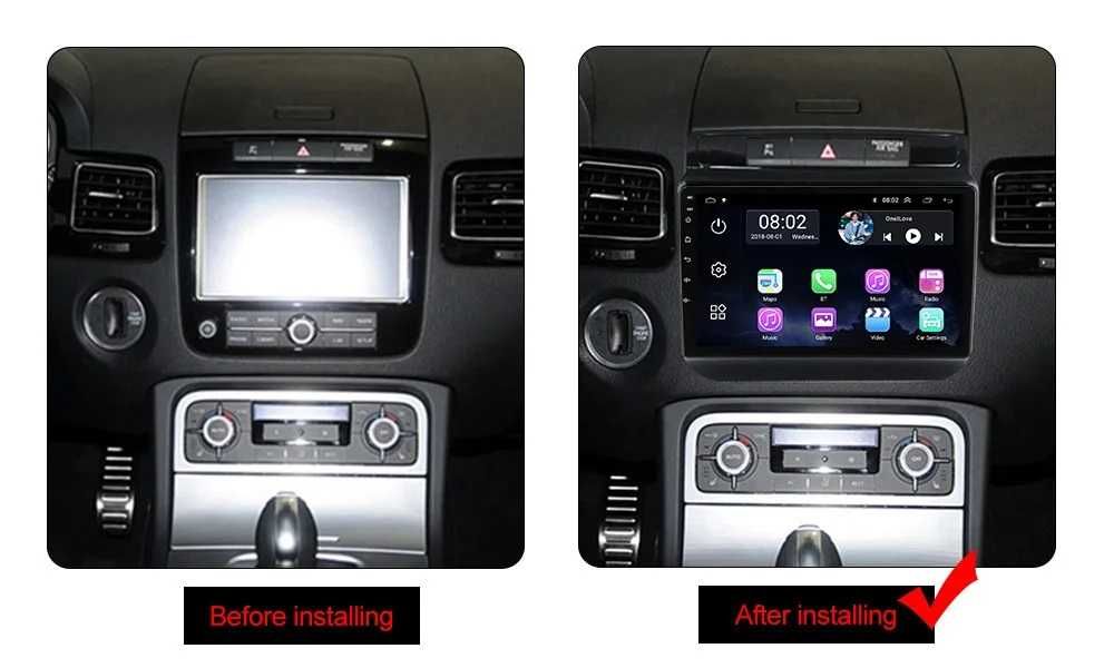 Navigatie auto 2Din Android 10, VW Touareg ,T5, Transporter USB GPS