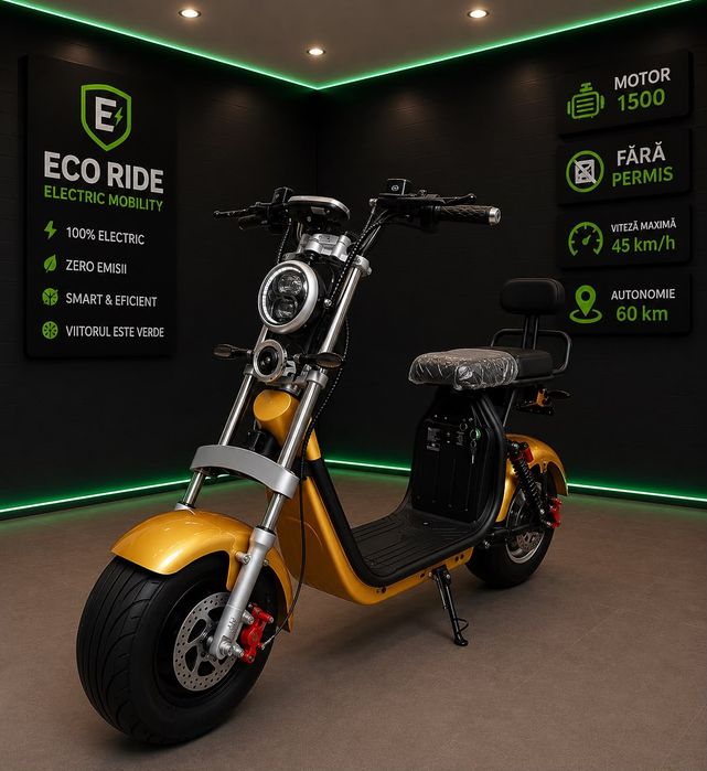 Scuter electric/Scooter HARLEY Blak 20