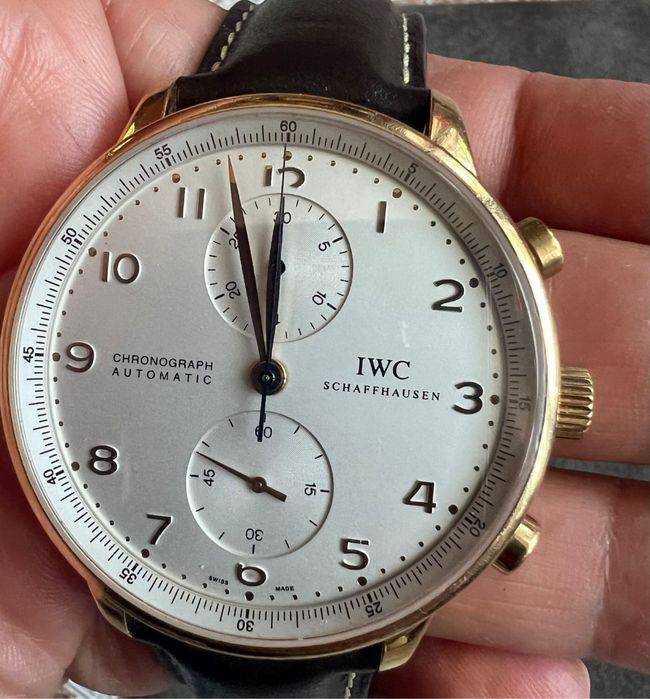 IWC Poetuguese Chronograph aur