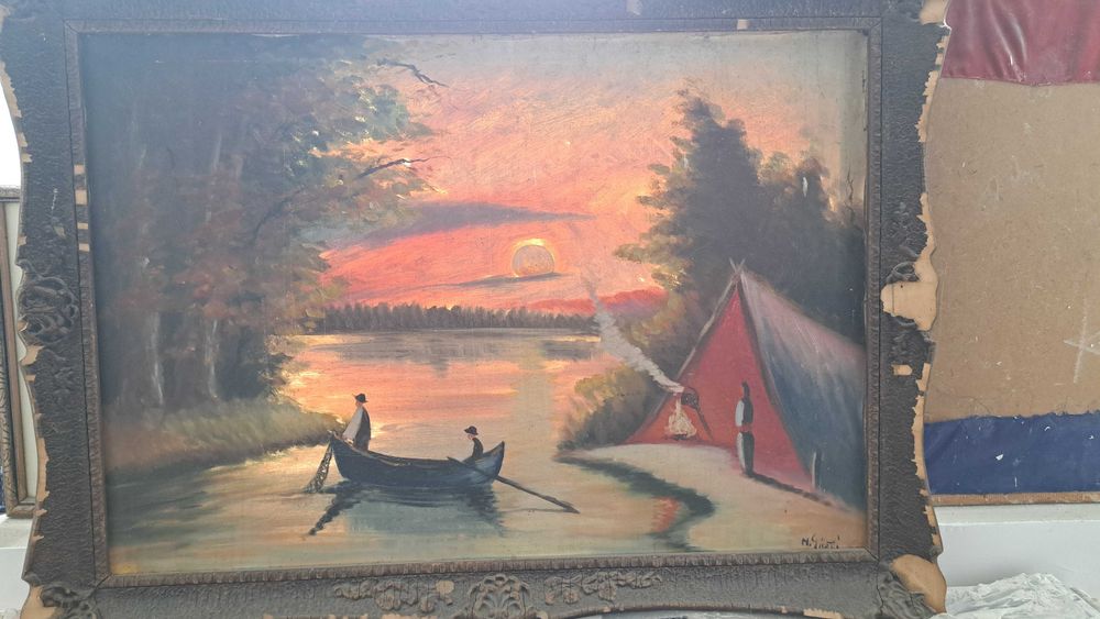 Tablou pictura pe pinza