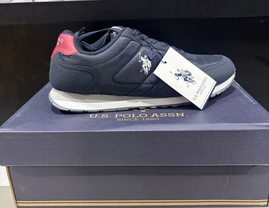 Adidasi U.S Polo assn noi in cutie