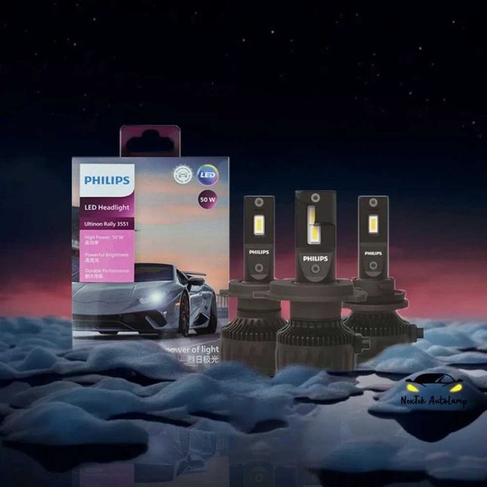 LED Крушки Philips, H11, 50W, 4500lm, 6300K, с Can-Bus технология