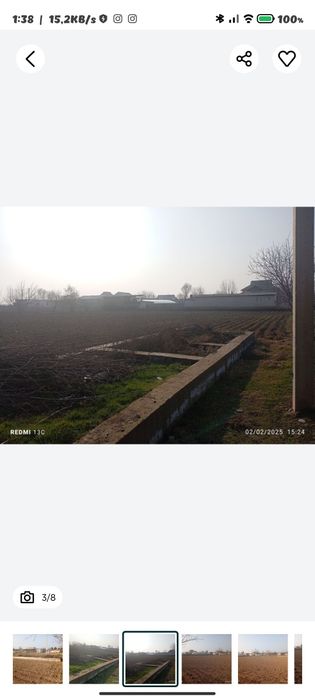 Surxondaryo viloyati Oltinsoy tumanida 27 sotix yer Sotiladi