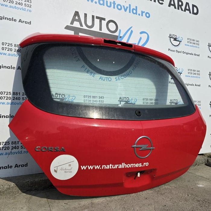Haion rosu Z547 luneta spate Opel Corsa D facelift