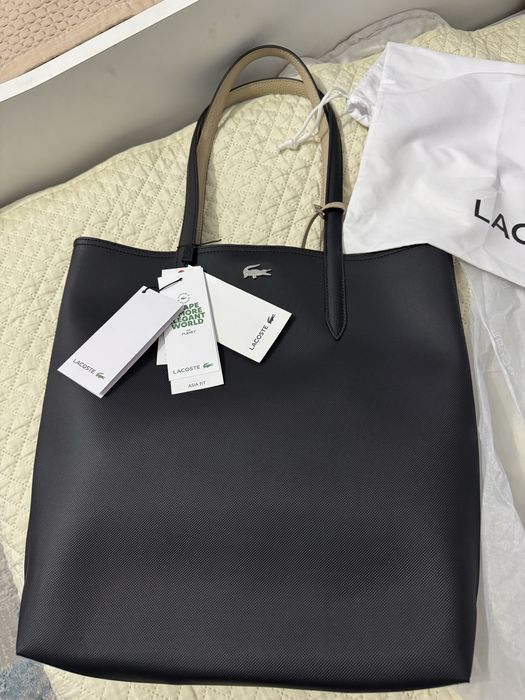 сумка тоут lacoste