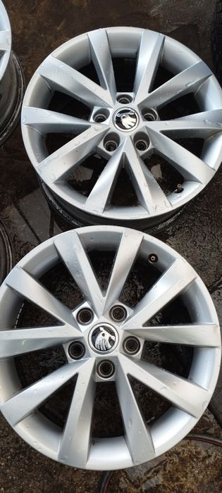 Оригинални лети джанти 16 цола,Skoda Octavia ,VW,Audi,Seat перфектни