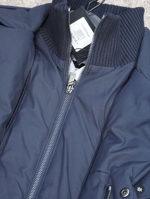 Куртка зимняя темно синяя