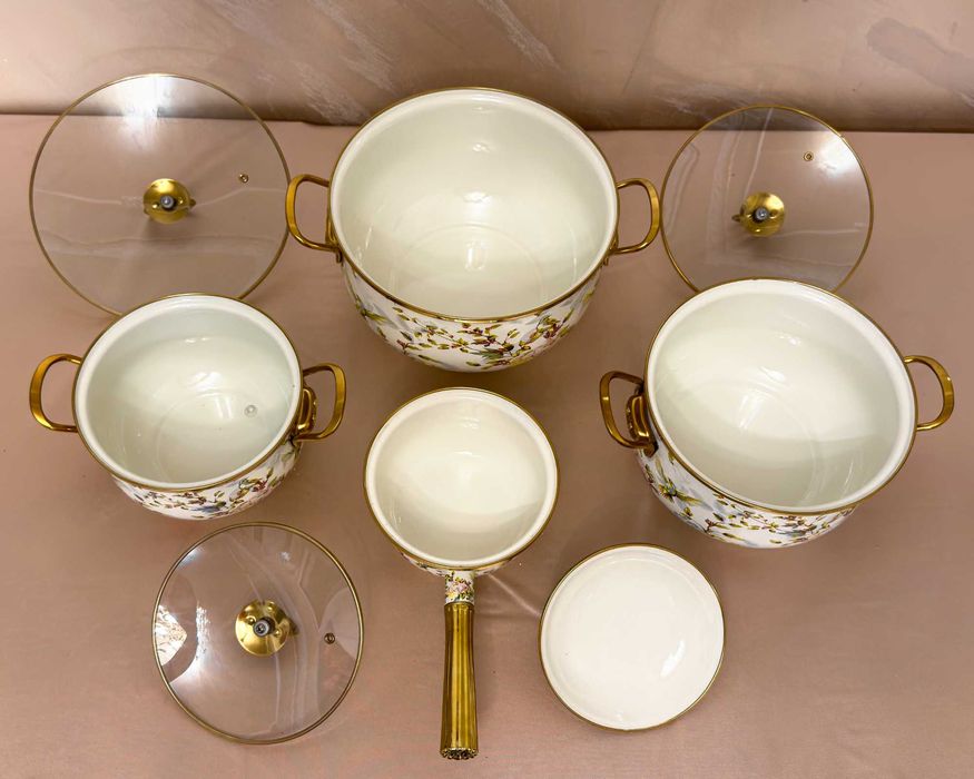 Set oale și cratiță de gătit Otel Emaliat luxury F&B 2