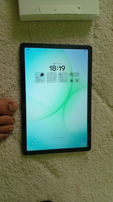 Planshet Samsung tab11+ yangi ochilgan ishlatilmagan sim karta ketmayd
