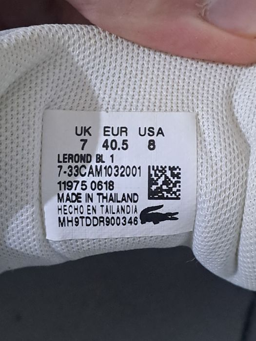 Lacoste Lerond BL 1, măsura 40,5