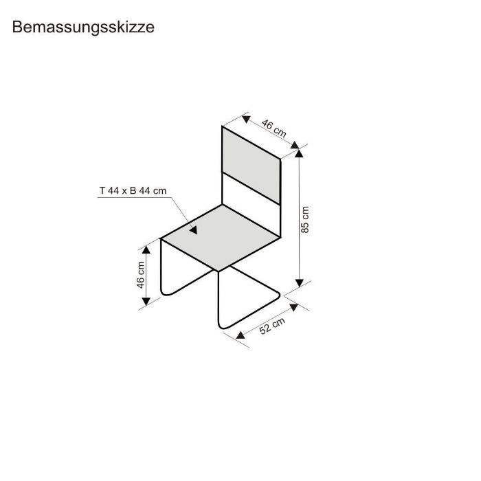 Стул "Silvia Chrome"