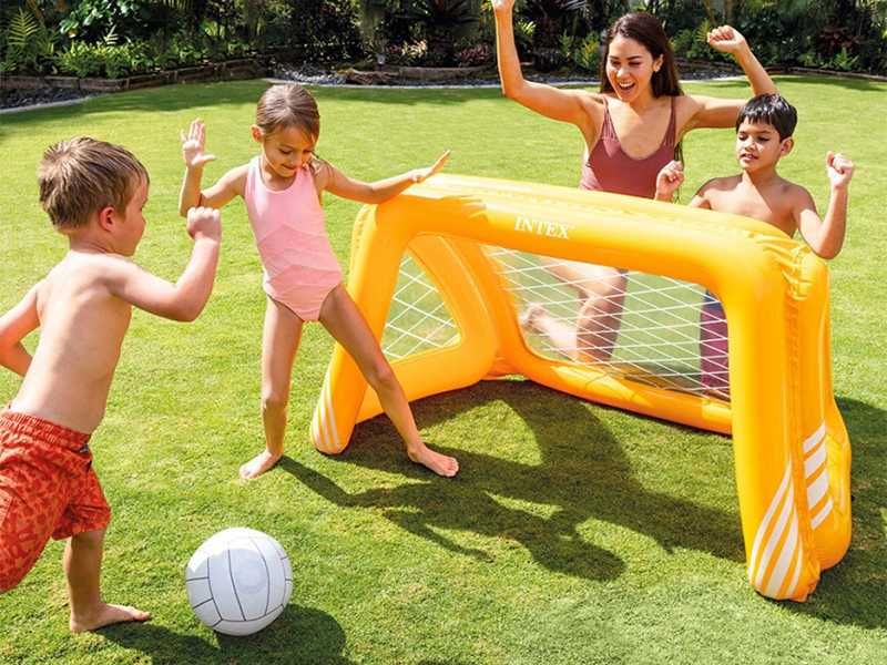 НОВИ! Надуваема врата INTEX Fun Goals Game 140х89х81см с топка