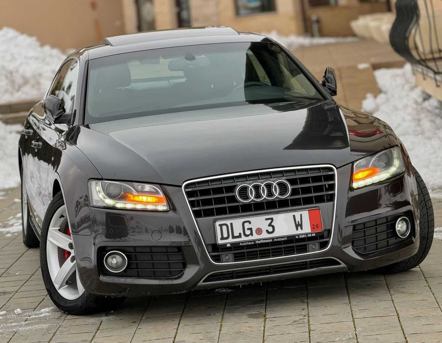 Audi A5, 3xS-line, Full Options, B&O/Trapa/Padele/Keyless, inmatriculata recent