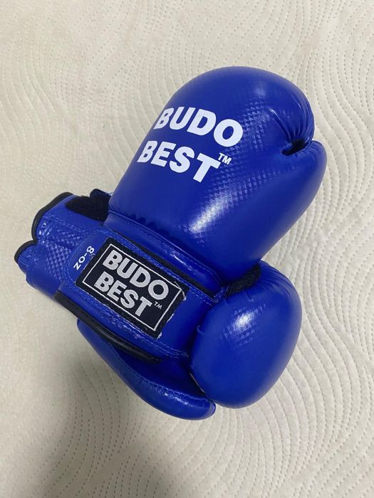 Manusi de box * Albastru * 8 oz * Piele naturala