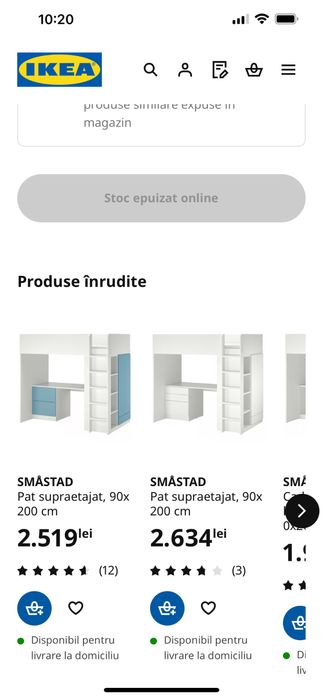 Pat supraetajat Ikea Smastad
