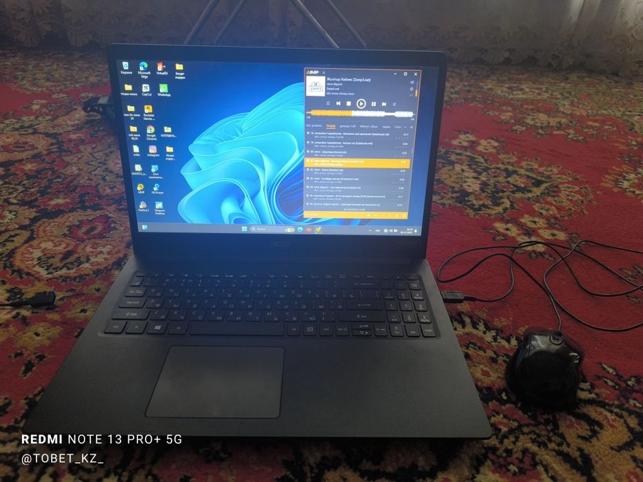 Acer ноутбук, ссд 256 гб