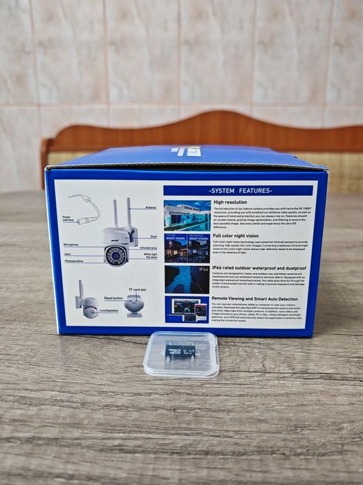 Cameră supraveghere exterior WI FI Jortan / Card 64 GB - Bonus