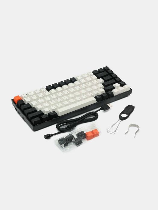 }Клавиатура Keychron K2 84 Key  Gateron  White LED Blue / Red