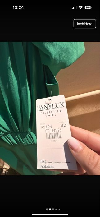 Rochie verde dama