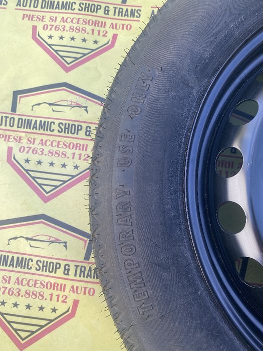 Roata rezerva slim originala OE Mercedes 125 90 R 16 5X112 A - C class