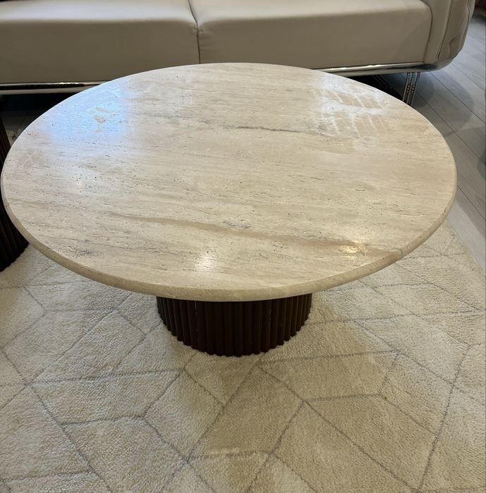 холна маса от травертин