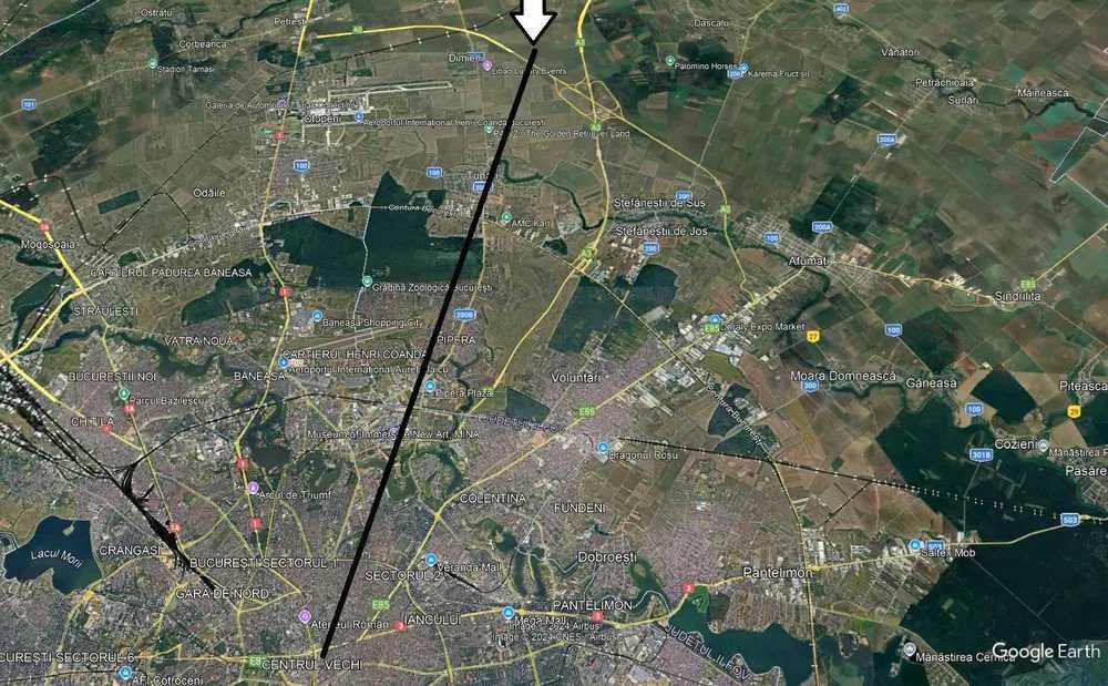 Proprietar - SUPER OFERTA! - Teren 17.500 MP - 7,5 Euro- Moara Vlasiei