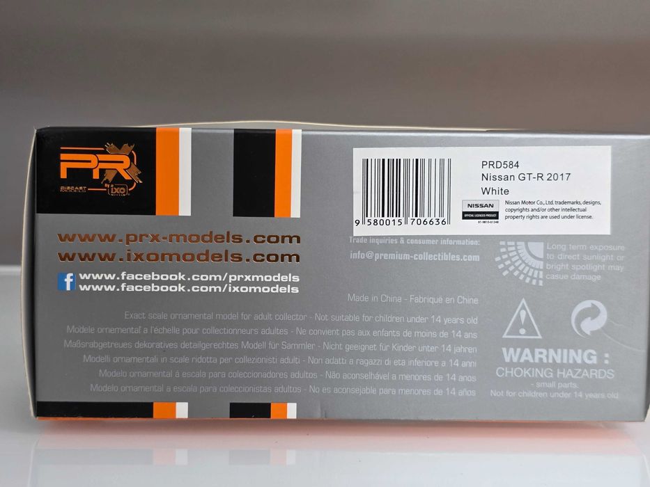 Macheta Auto 1/43 Premium X By IXO Nissan GT-R 2017