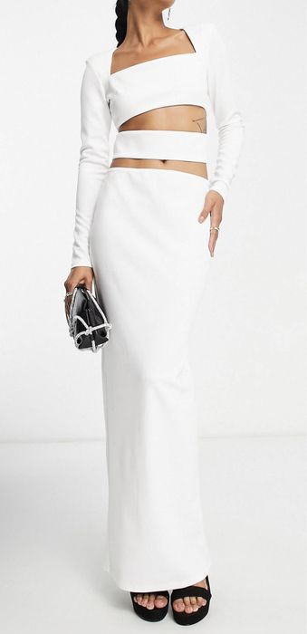 Rochie alba lunga ASOS