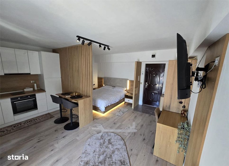 Studio modern, zona centrală – Mobilat și utilat | Ideal investiție