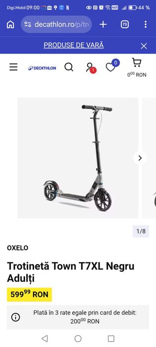 Trotineta Town decathlon
