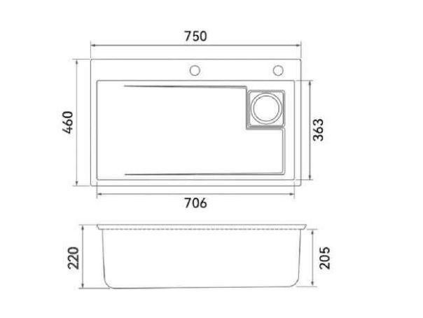 Мултифункционална мивка за кухня Luxury 6в1