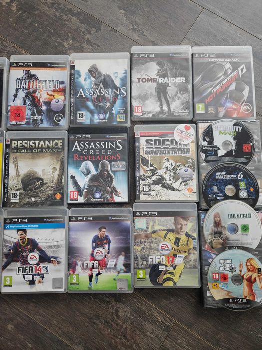 Продавам лот от 23 диска за PlaStation 3.