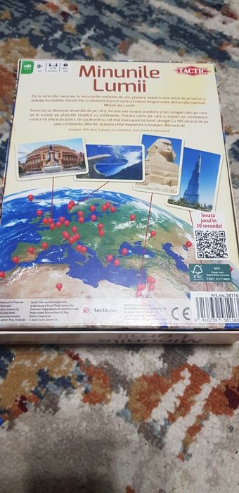 Joc Educativ Minunile Lumii