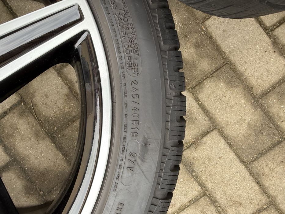 Jante mercedes AMG w205 C class 225 45 18 cu 245 40 18 michelin iarna