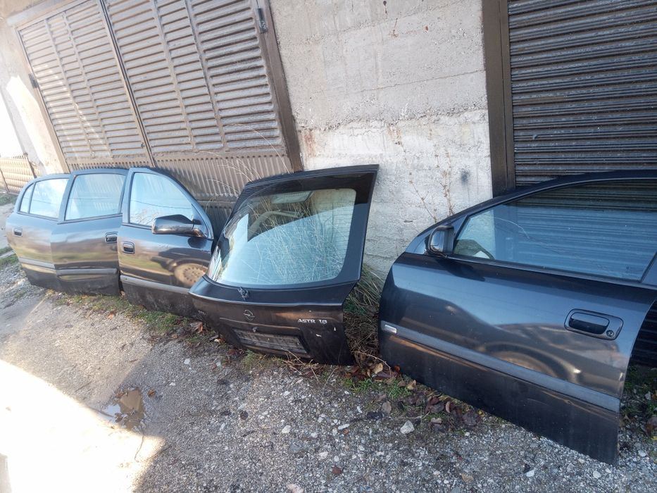 4 Врати Задна врата, предна врата, багажник Opel astra G Опел астра Г