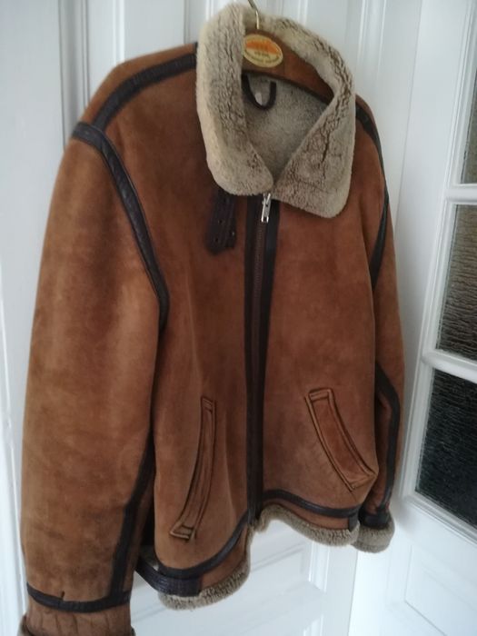 Geaca piele cu blana Booghie Aviator L